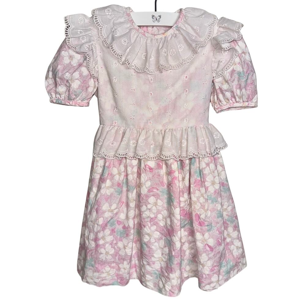 Vintage 80’s Peaches N Cream 4T dress